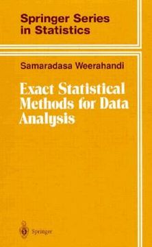 portada exact statistical methods for data analysis (en Inglés)