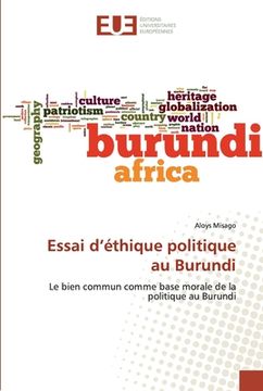 portada Essai d'éthique politique au Burundi