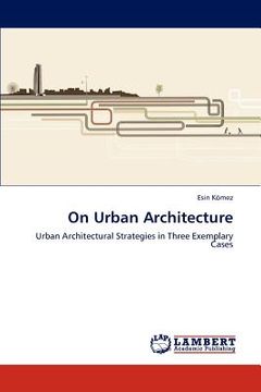 portada on urban architecture (en Inglés)