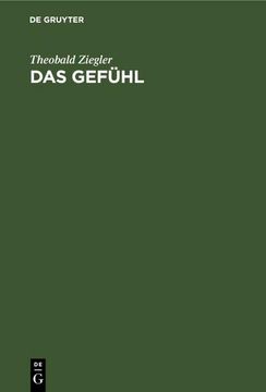 portada Das Gefühl (en Alemán)