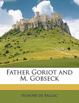 portada father goriot and m. gobseck