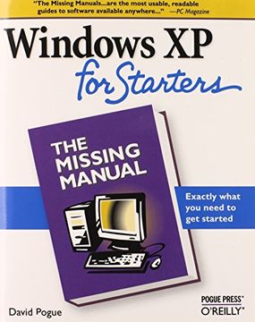 portada Windows xp for Starters: The Missing Manual: Exactly What you Need to get Started (in English)