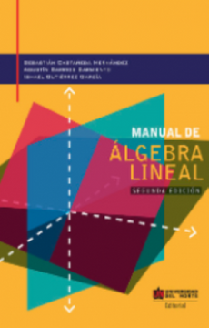 portada Manual de Álgebra Lineal 2da Edición