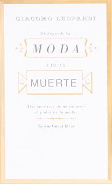 portada Diálogo de la Moda y de la Muerte (in Spanish)