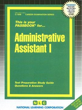 portada administrative assistant i: test preparation study guide, questions & answers
