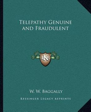 portada telepathy genuine and fraudulent (en Inglés)