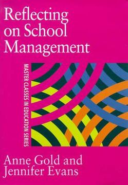 portada reflecting on school management (in English)