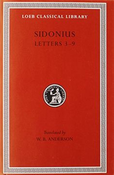 portada Sidonius: Letters, Books 3-9 (Loeb Classical Library no. 420) (en Inglés)