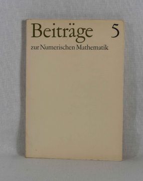 portada Beiträge zur Numerischen Mathematik 5. (in German)