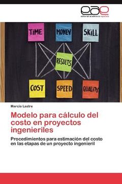 portada modelo para c lculo del costo en proyectos ingenieriles (en Inglés)