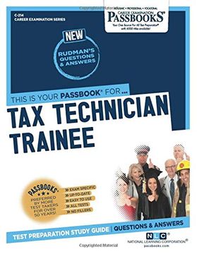portada Tax Technician Trainee (in English)