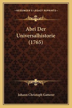 portada Abri Der Universalhistorie (1765)