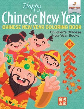 portada Happy Chinese new Year - Chinese new Year Coloring Book | Children's Chinese new Year Books