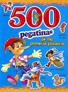 portada 500 Pegatinas Azul