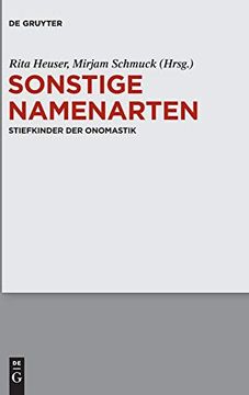 portada Sonstige Namenarten (en Alemán)