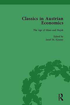 portada Classics in Austrian Economics, Volume 3: A Sampling in the History of a Tradition (in English)