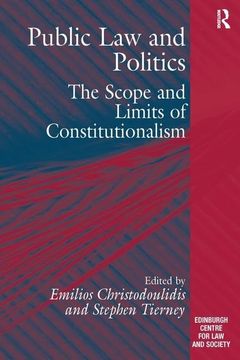 portada Public law and Politics: The Scope and Limits of Constitutionalism (Critical Studies in Jurisprudence) (en Inglés)