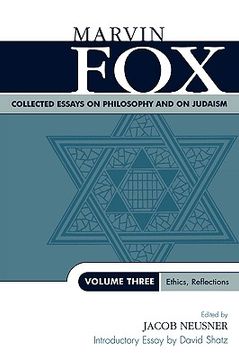 portada collected essays on philosophy and on judaism: ethics, reflections (en Inglés)