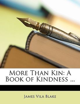 portada more than kin: a book of kindness ...