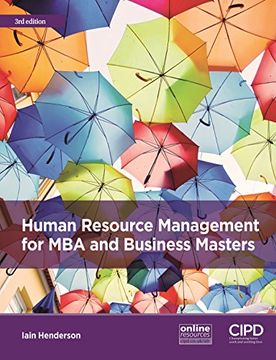 portada Human Resource Management for mba and Business Masters (en Inglés)