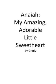 portada Anaiah: My Amazing, Adorable Little Sweetheart (en Inglés)