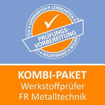 portada Kombi-Paket Werkstoffprüfer fr Metalltechnik Lernkarten (en Alemán)