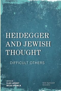 portada Heidegger and Jewish Thought (New Heidegger Research) (en Inglés)