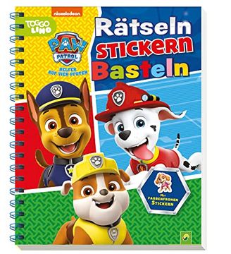 portada Paw Patrol - Rätseln Stickern Basteln (in German)