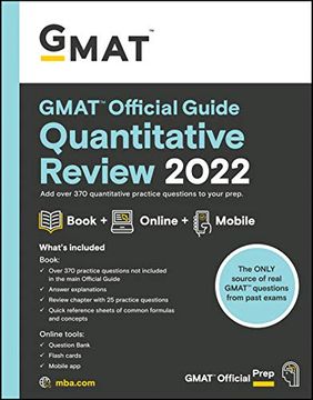portada Gmat Official Guide Quantitative Review 2022: Book + Online Question Bank (en Inglés)