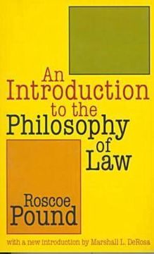 portada an introduction to the philosophy of law (in English)