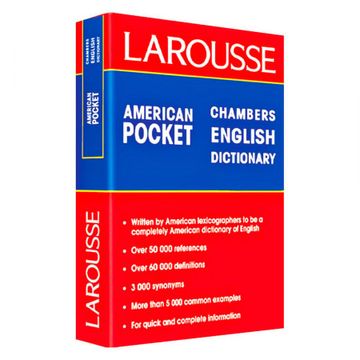 portada Diccionario Larousse American Pocket Chambers English (in English)