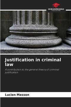 portada Justification in criminal law