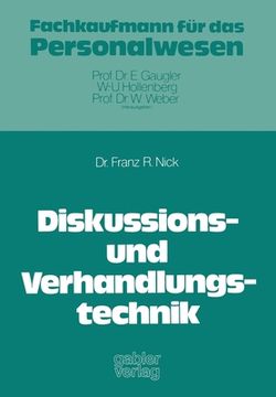 portada Diskussions- und Verhandlungstechnik (in German)