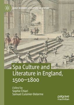 portada Spa Culture and Literature in England, 1500-1800 (in English)