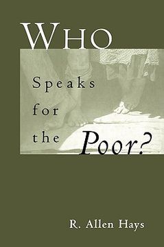 portada who speaks for the poor: national interest groups and social policy (en Inglés)