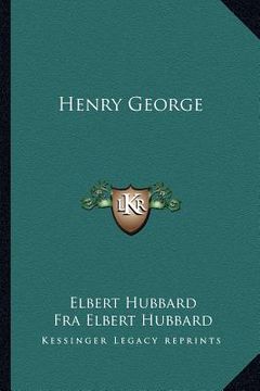 portada henry george (in English)