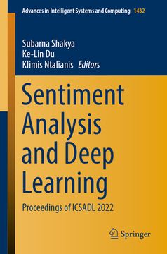 portada Sentiment Analysis and Deep Learning: Proceedings of Icsadl 2022 (en Inglés)