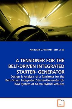 portada a tensioner for the belt-driven integrated starter- generator (en Inglés)
