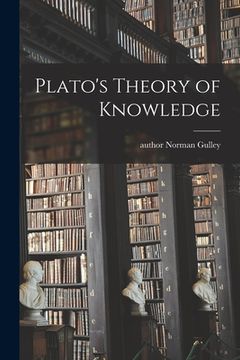 portada Plato's Theory of Knowledge (en Inglés)