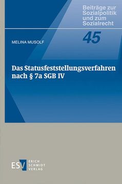 portada Das Statusfeststellungsverfahren Nach § 7a sgb iv (en Alemán)