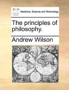 portada the principles of philosophy. (en Inglés)