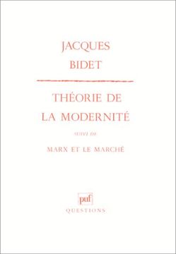 portada Théorie de la Modernité. (Suivi de) Marx et le Marché (Questions)