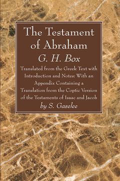portada The Testament of Abraham (in English)
