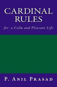 portada CARDINAL RULES for a Calm and Pleasant Life (en Inglés)