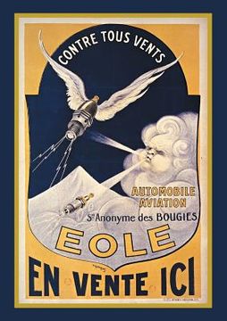 portada Carnet Blanc, Affiche Bougies Eole Automobile (en Francés)