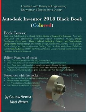 portada Autodesk Inventor 2018 Black Book (Colored)