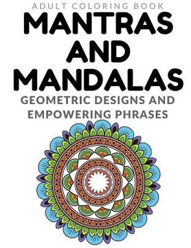 portada Mantras and Mandalas - Adult Coloring Book (en Inglés)