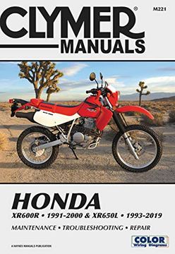 portada Cl Honda Xr600R-Xr650L 1993-2019 Repair Manual: Maintenance - Troubleshooting - Repair (Clymer Powersport, M221) (en Inglés)