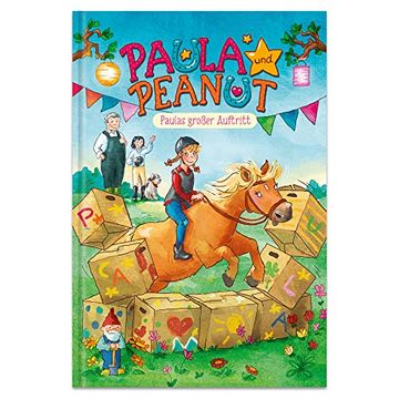 portada Paula und Peanut - Paulas Großer Auftritt: Erstlesegeschichte für Kinder in der 1. Und 2. Klasse (Ferienlesebücher, Band 1) (en Alemán)