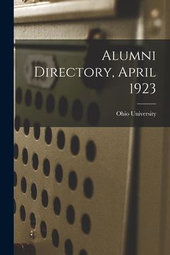 portada Alumni Directory, April 1923 (in English)